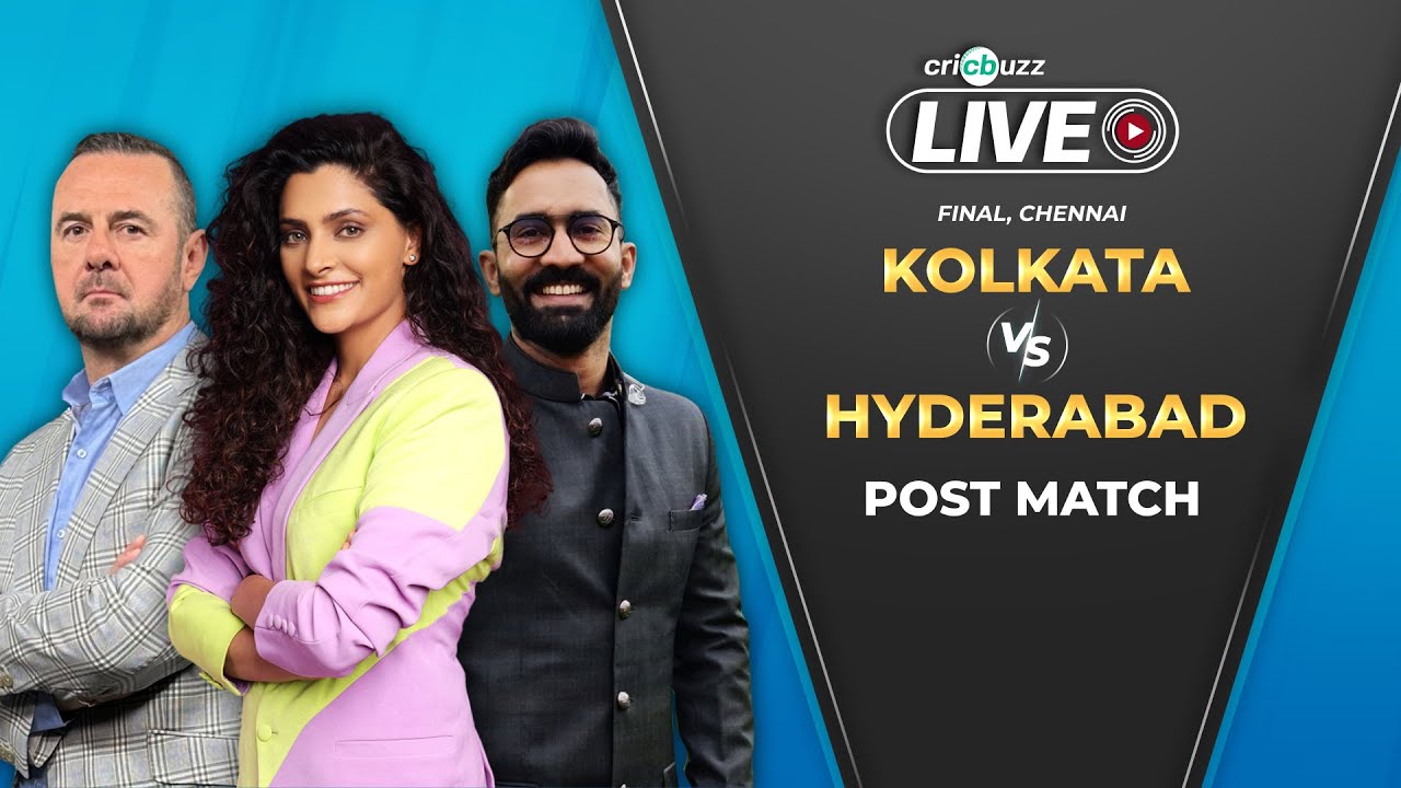 #KKRvSRH | Cricbuzz Live: #KKR становятся чемпионами #IPL2024; обыграли #SRH и завоевали третий т...