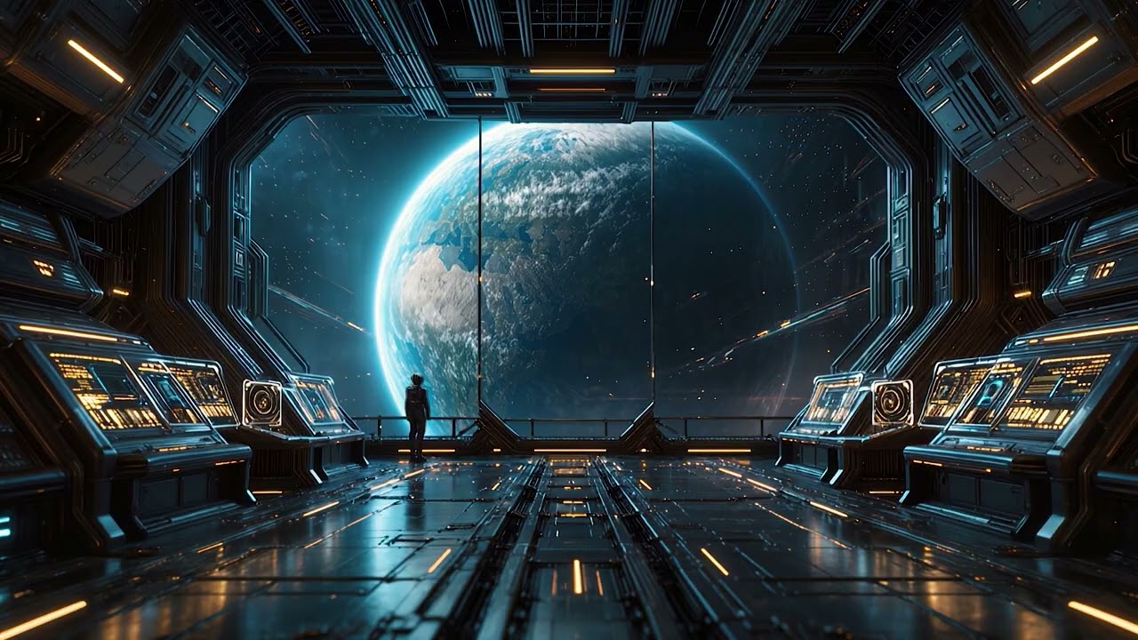 8 Hours No Ads &ndash; Spaceship Ambience | Sci-Fi Engine Hum & White Noise for Deep Sleep & Relaxation