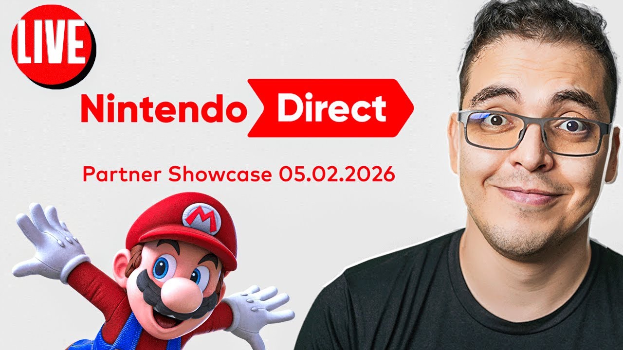 Nintendo Direct: Partner Showcase 2.5.2026 - PT-BR - Reagindo AO VIVO