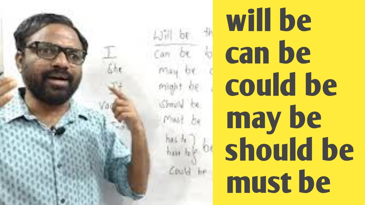will be | may be | can be | should be | learn english through telugu | English with Ramesh