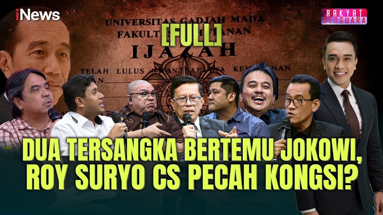 FULL Polemik Proyek Triliunan Muncul Usai Dua Tersangka Bertemu Jokow | Rakyat Bersuara 13/1
