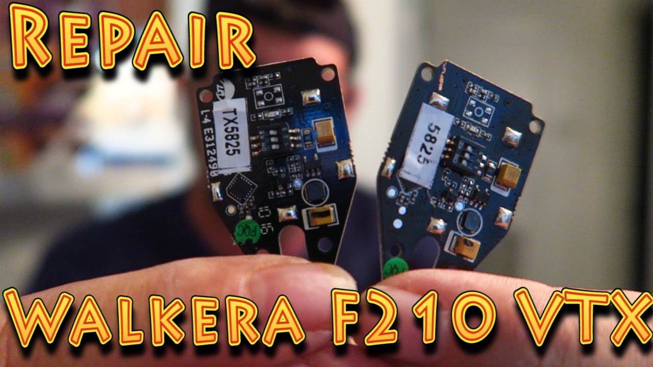 Repair: Walkera F210 FPV VTX Drone Fix!!! (07.15.2016)