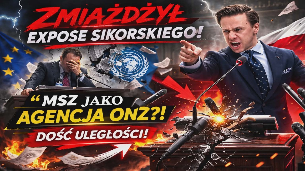 BOSAK ZMIAŻDŻYŁ DZISIEJSZE EXPOSE SIKORSKIEGO!