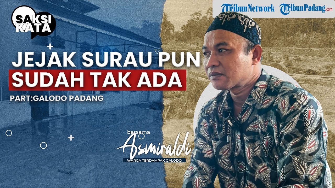 Detik-Detik Surau Usia Lebih Setengah Abad Lenyap Diterjang Banjir Bandang di Lambung Bukik Padang