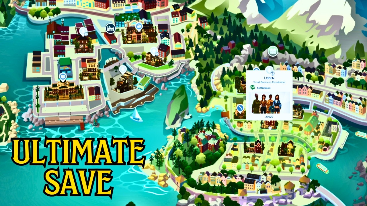 The most ICONIC Save File for the Sims 4 | Plumbob Kingdom Ultimate Save (No CC)