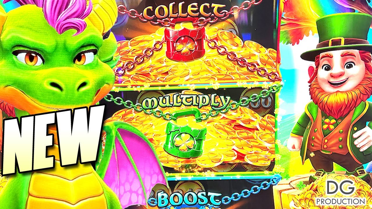 🚨NEW🚨OMG LUCKY TRIPLE GOLD SHAMROCK SHEAMUS DRAGON CASH MONEY SLOT MACHINE LAS VEGAS CASINO [AGS]