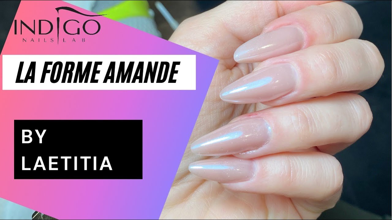 Comment réaliser une forme amande chablon en gel ? /Indigonails Belgium