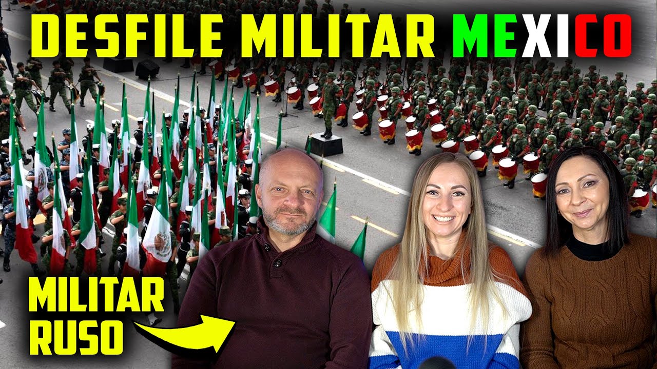 🇲🇽 MILITAR RUSO REACCIONA a DESFILE MILITAR de MÉXICO 🤩