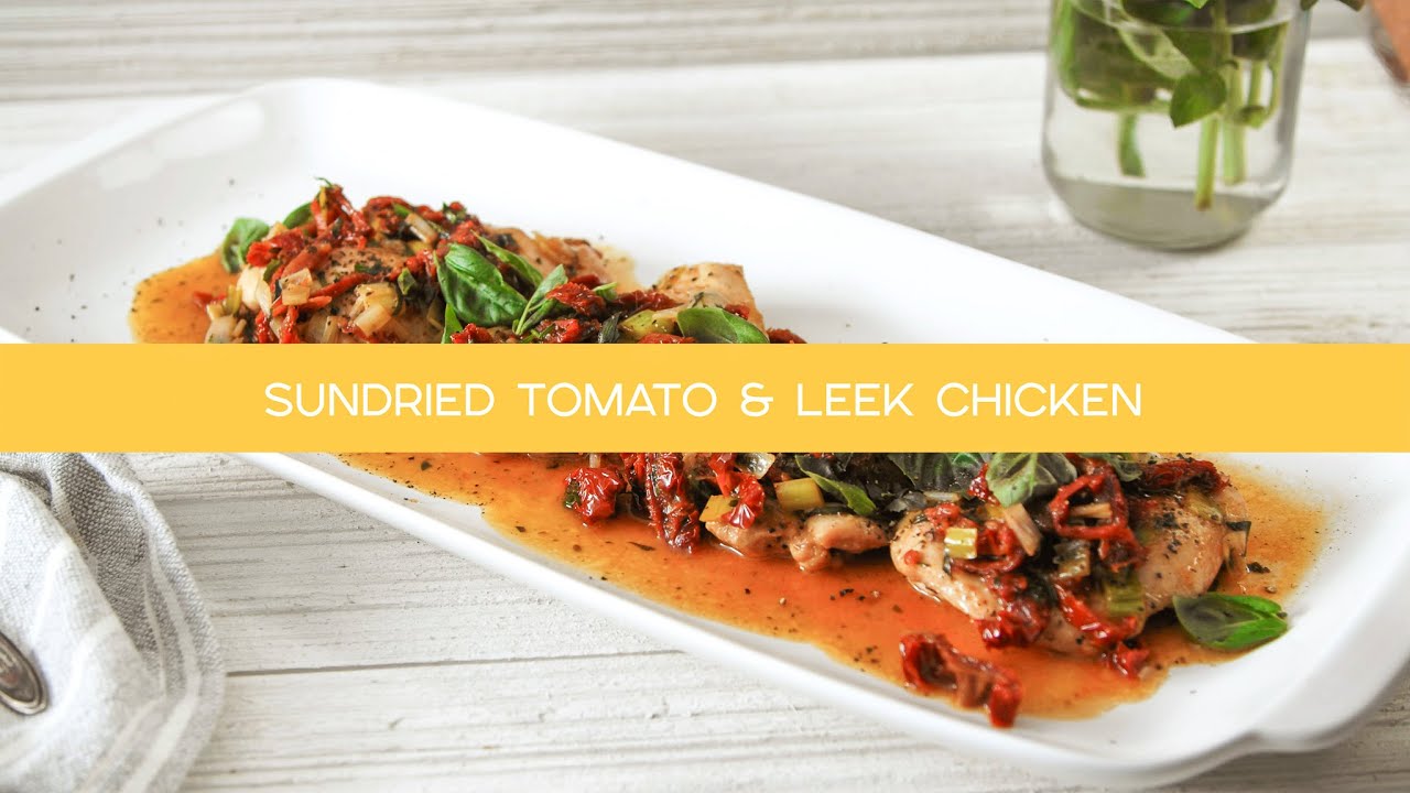 Sundried Tomato Leek Chicken Thigh - Fabio's Kitchen - Season 5