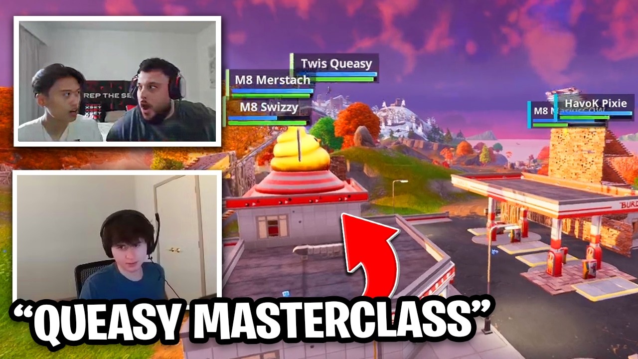 Pros & Faxuty React To Queasy Keying Marius's Trio To Win FNCS Globals!