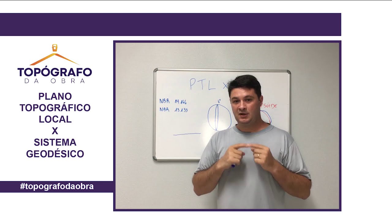 PLANO TOPOGRÁFICO LOCAL X SISTEMA GEODÉSICO