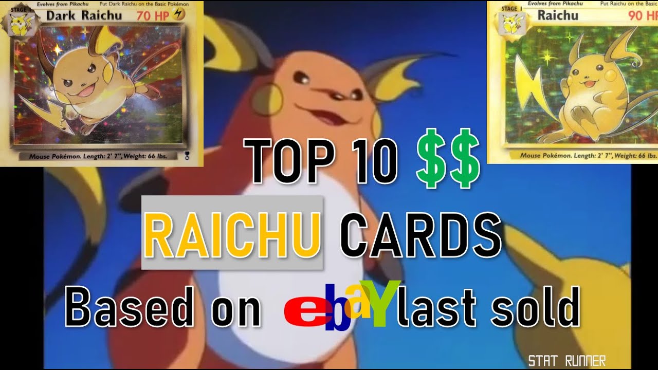 Top 10 Raichu Cards 2021