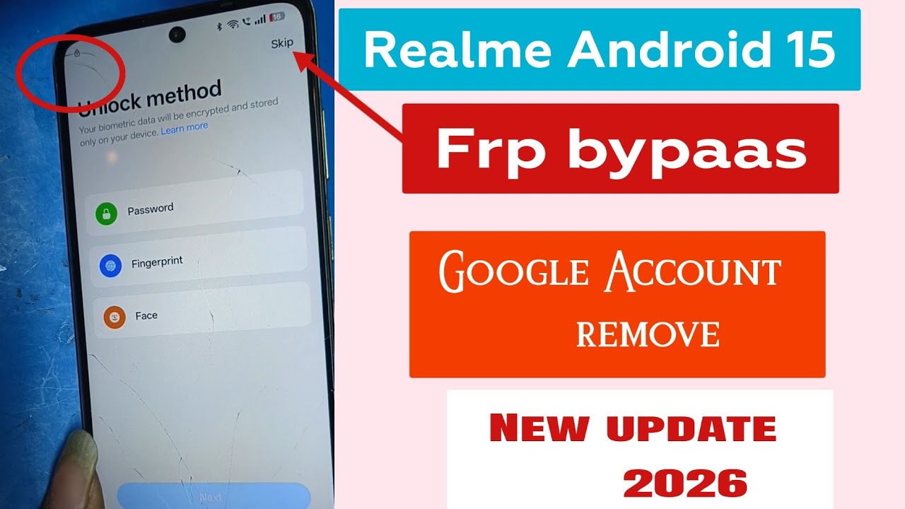 Realme 14x 5G (RMX3940) Android 15 Frp bypass|| Google account remove|| #frp #repair 