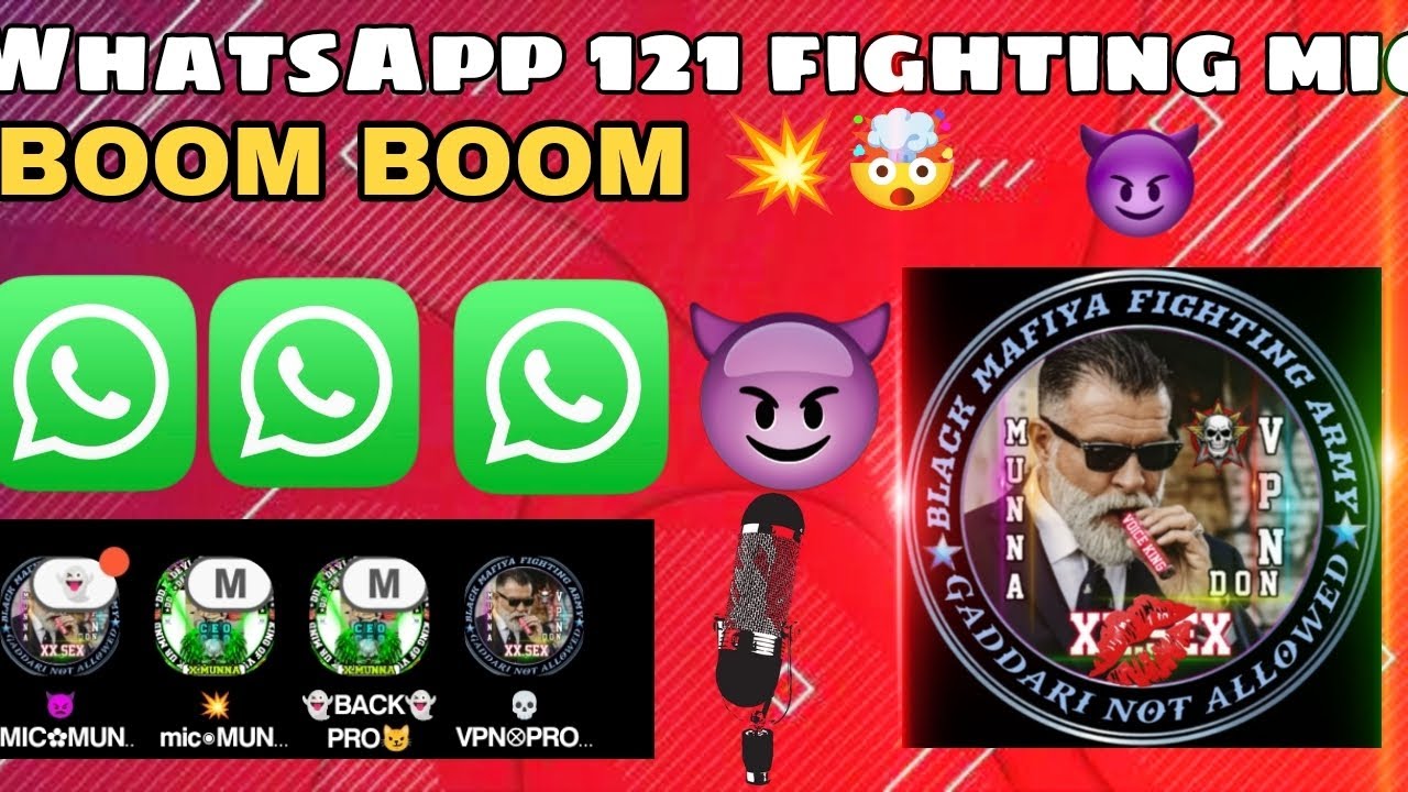 WhatsApp Mic 121 fighting 🔥📱Mike-all version use mic 121 WhatsApp fighting mic 🎙️📢🔊💥🤯
