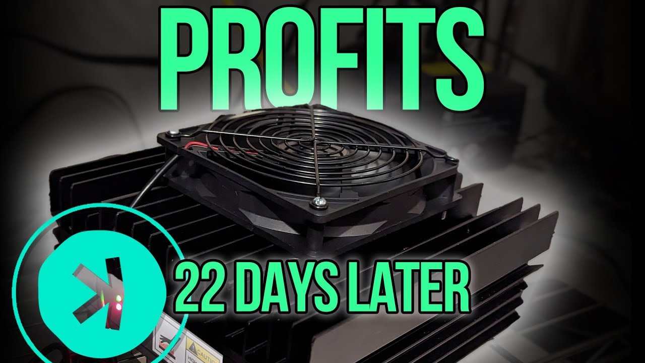 My EARNINGS after 22 DAYS with Ice River KS0 (Kaspa Miner)
