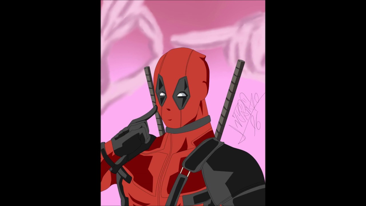 dibujando a deadpool fanart