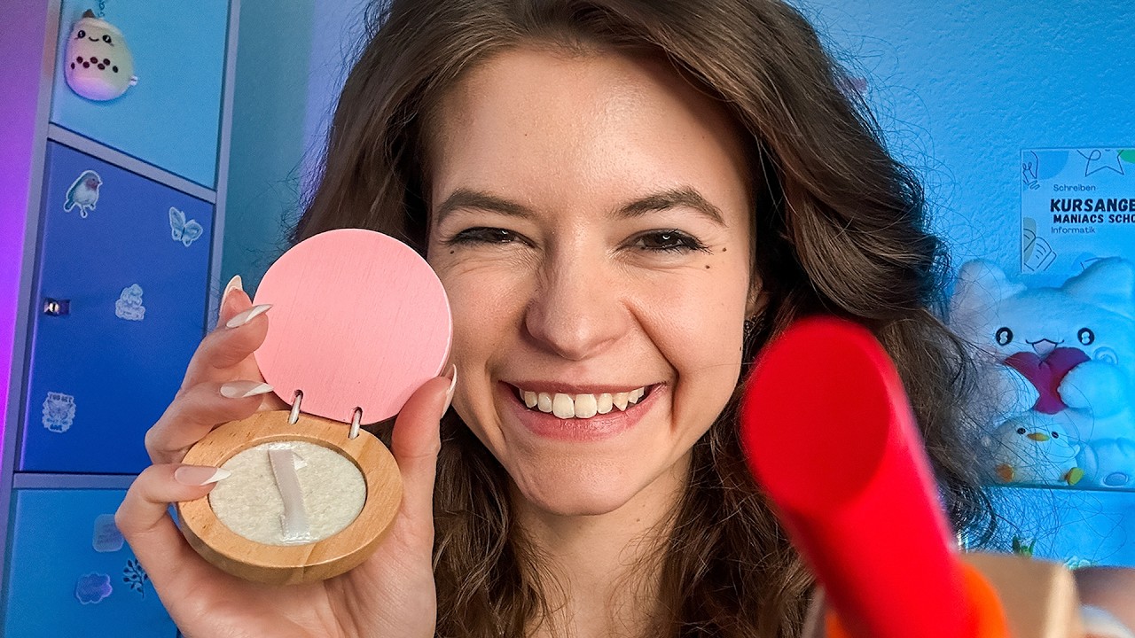 ASMR - Beste FREUNDIN schminkt DICH 🥰 (Holzschminke) 💄