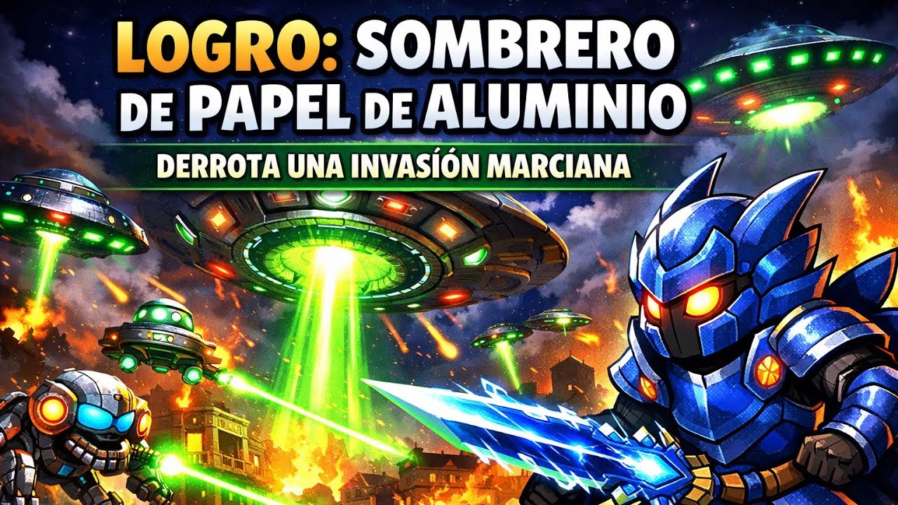 🔴LOGRO: SOMBRERO DE PAPEL DE ALUMINIO. CAPITULO 11 - TERRARIA