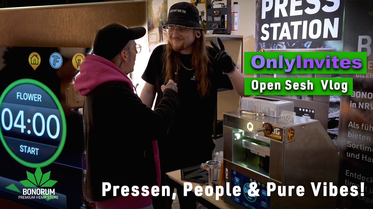 Only Invites Open Sesh Vlog &ndash; Pressen, People & Pure Vibes / NugSmasher IQ im Test!