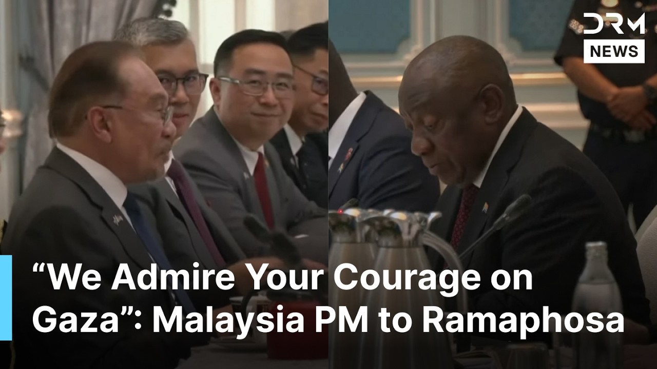Malaysia's Anwar Ibrahim Praises Ramaphosa&rsquo;s Courage on Gaza in Warm Bilateral Meeting | AC1G