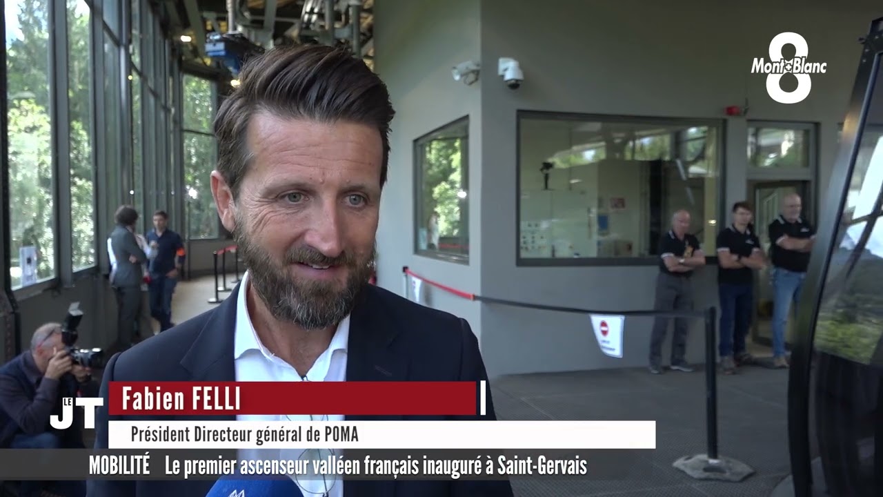 Le premier ascenseur valléen français inauguré à Saint-Gervais