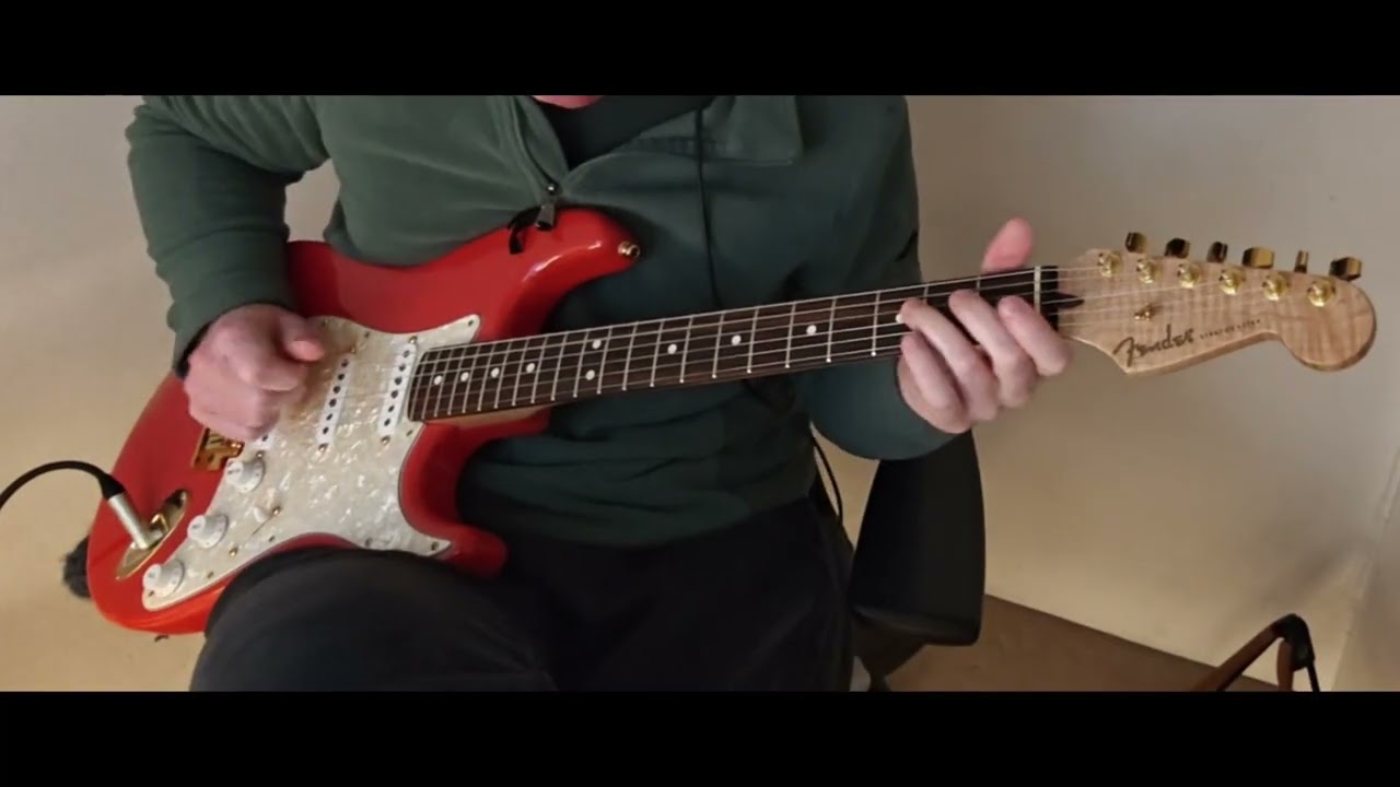 Inca Roads C Lydian Impro with my CS Strat