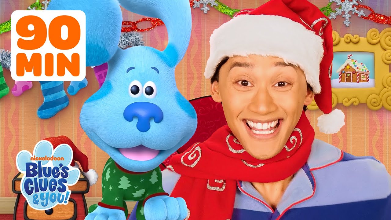 90 Minutes of Holiday Songs and Dances w/ Blue & Josh! 🎄 | Blue's Clues & You!