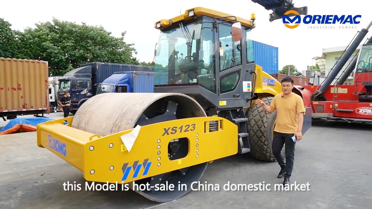 XCMG XS123 Road Roller: Comfort and Efficiency in Every Job
