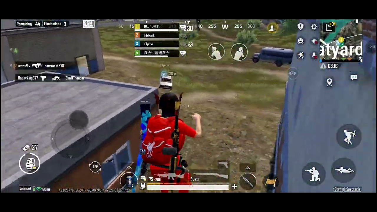 BGMI Georgopol Container Gameplay 💯 | Rushing enemies 💢🫆