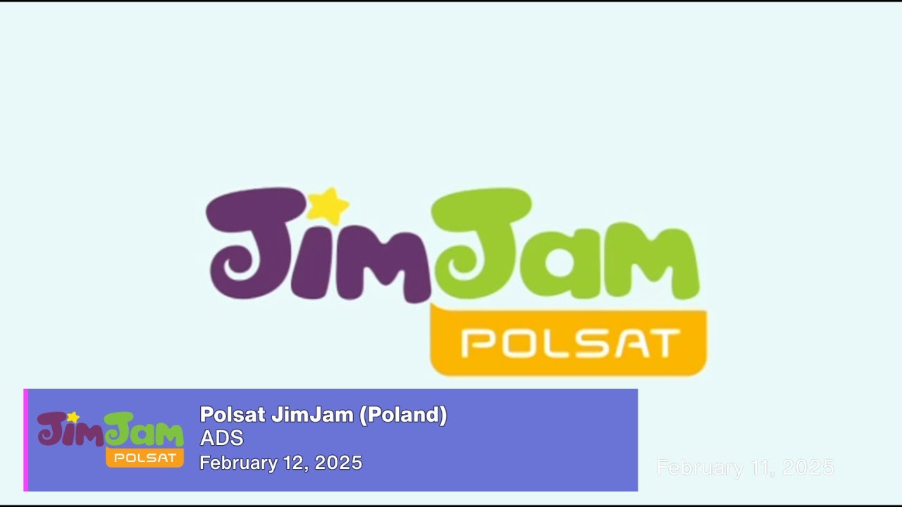 Polsat JimJam (Poland) ads | February 12, 2025 • Polsat JimJam reklama | 12 lutego 2025 r.
