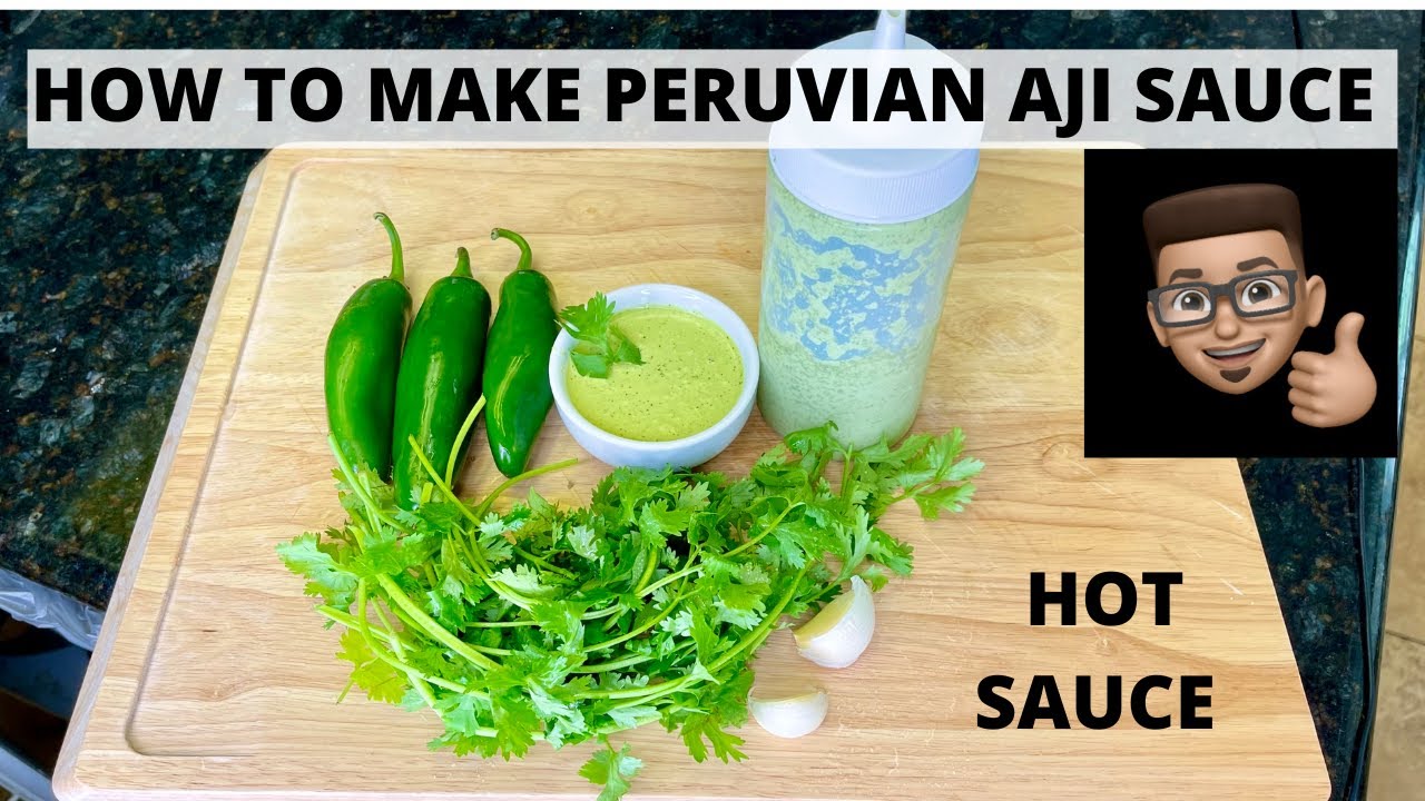 Перуанский зелёный аджи | Как приготовить вкусный перуанский острый соус | Крэк-соус