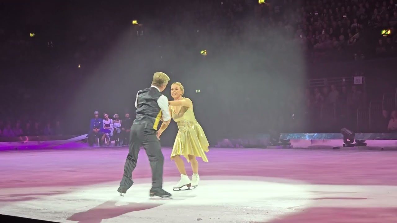 Torvill & Dean performing Mack & Mabel on the Our Last Dance - 50th Anniversary Tour at Wembley