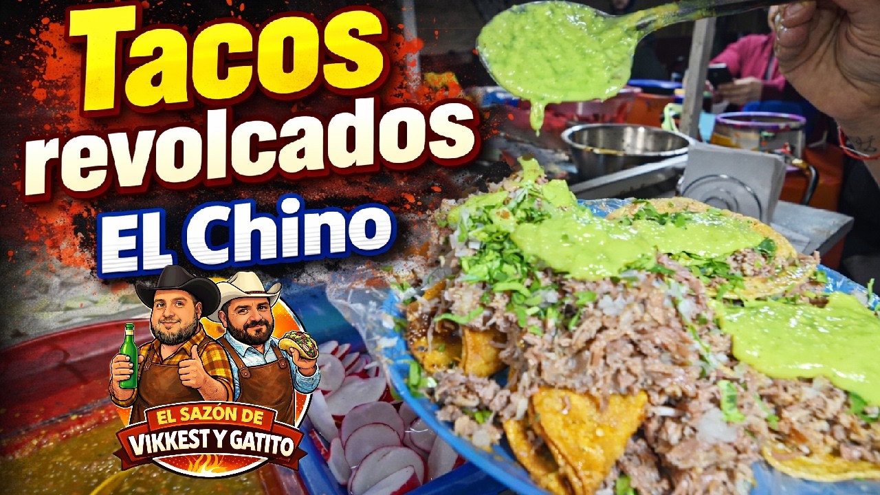 Probamos los FAMOSOS Tacos Revolcados El Chino 🌮🔥 | Revolcádos en Salsa Verde o Roja