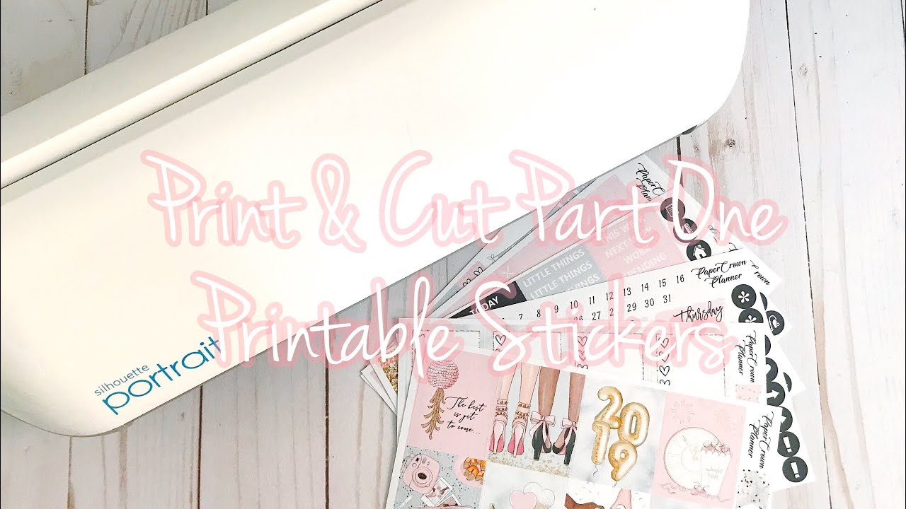 HOW TO PRINT AND CUT PLANNER STICKERS // Affordable Planner Stickers // Printing and Cutting at Home