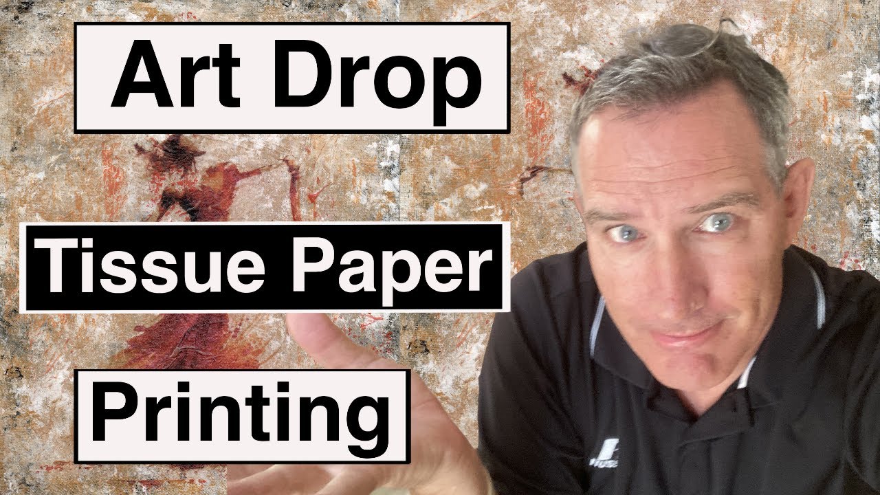 Studio Vlog | Tissue Paper Printing | Easy Mixed Media