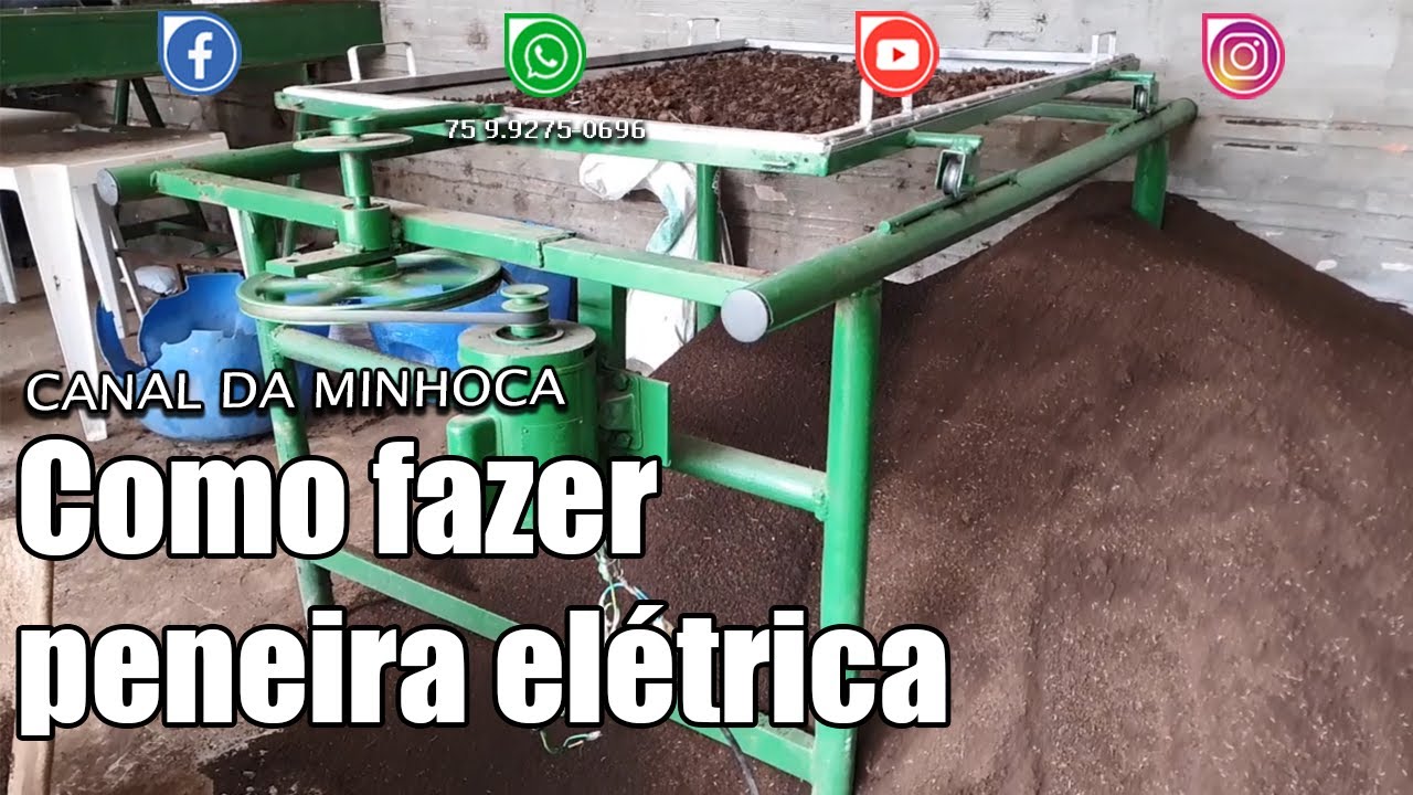 Como fazer peneira elétrica