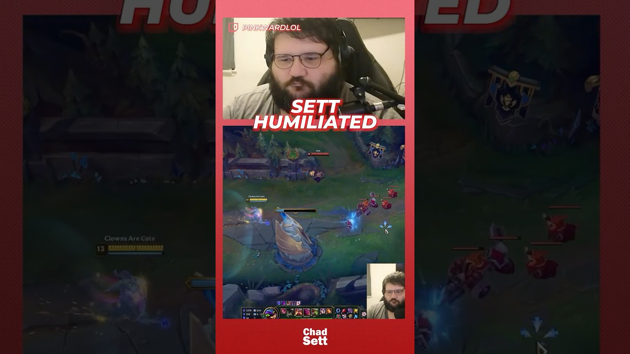 Pinkward Humiliating Sett #leagueoflegends #leagueoflegendsclips