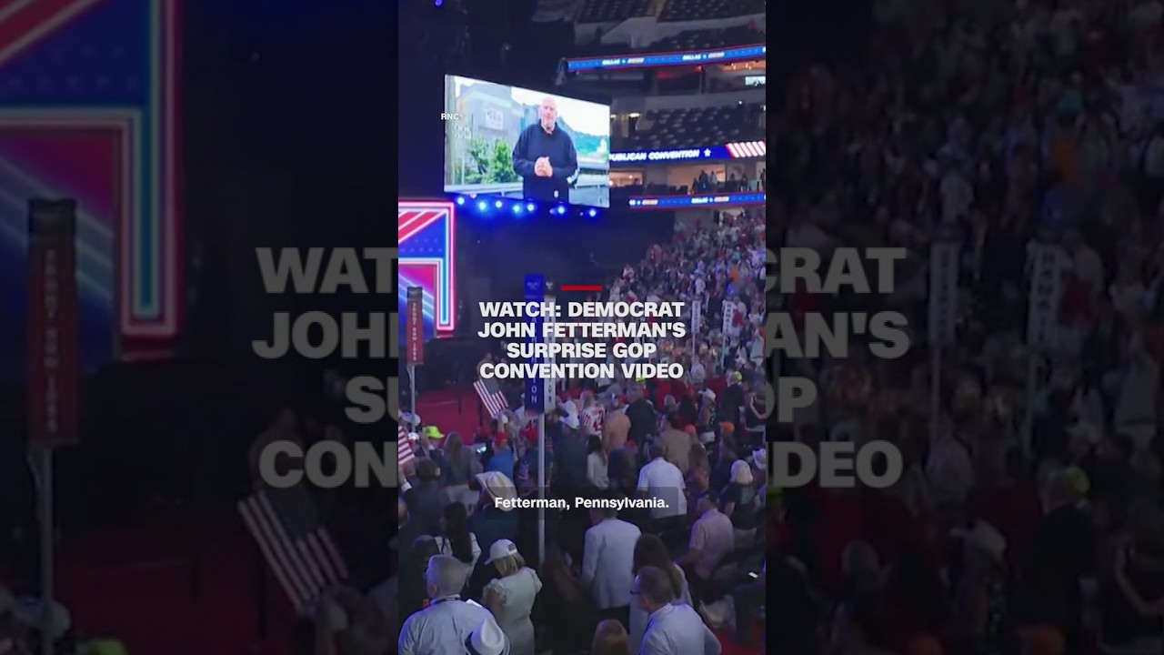 Democrat John Fetterman's surprise GOP convention video