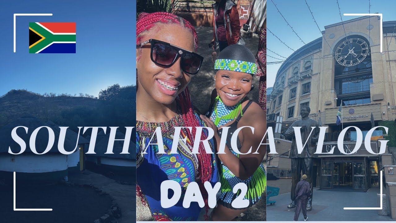 SOUTH AFRICA VLOG | Day 2 of 14 🇿🇦 | Lesedi Cultural Village, Road Trip to Joburg & Shopping Spree!
