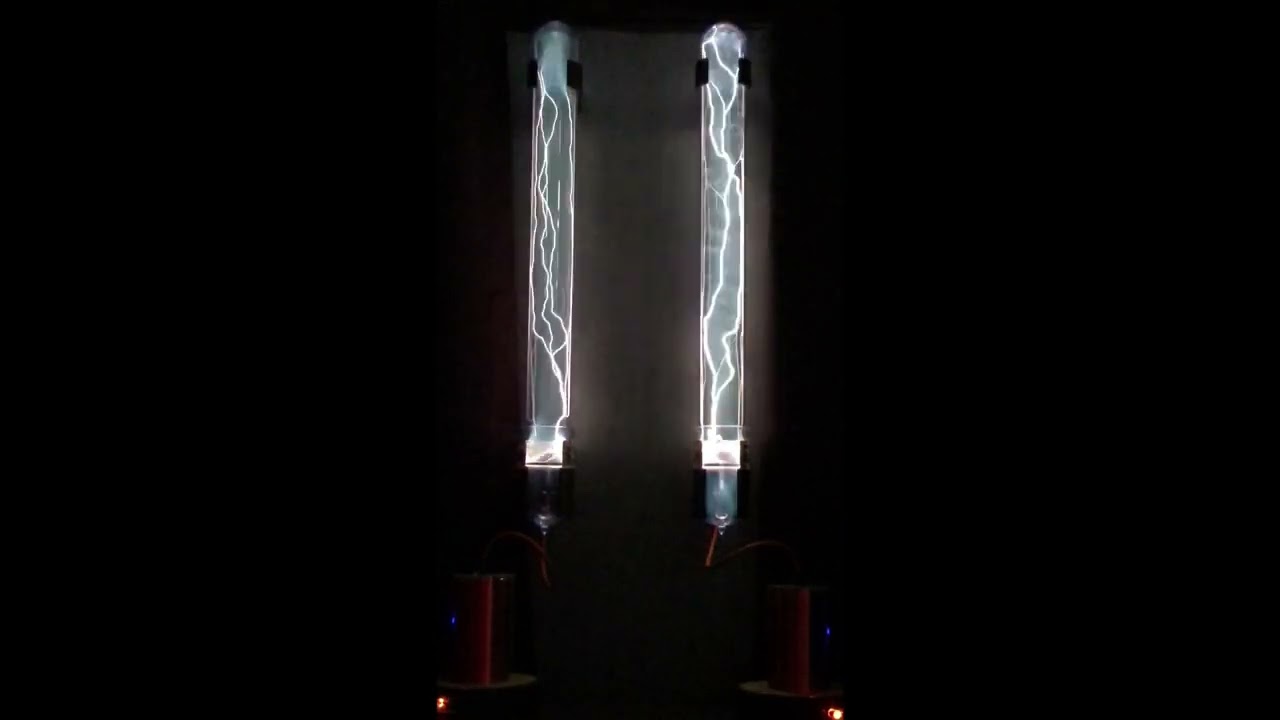 Krypton Neon Argon Plasma Glass Lamp by Barracudaglass