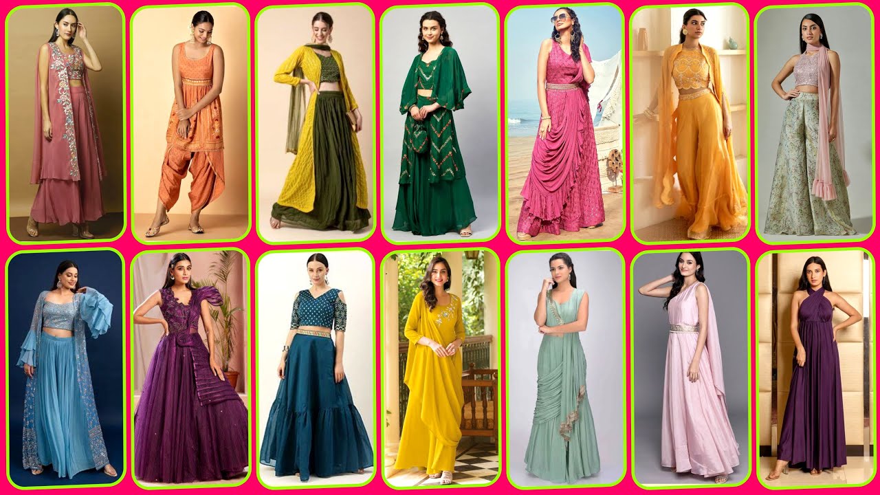 💃💃   Indo Western Dresses For Women  | Latest Modern Indo Western Dress Designs 2023