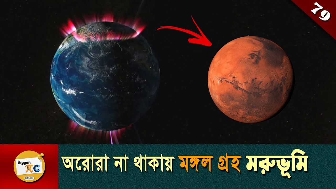 পৃথিবীর চৌম্বক ক্ষেত্র এবং অরোরা Earth's magnetic field and Aurora explained in bangla Ep 79