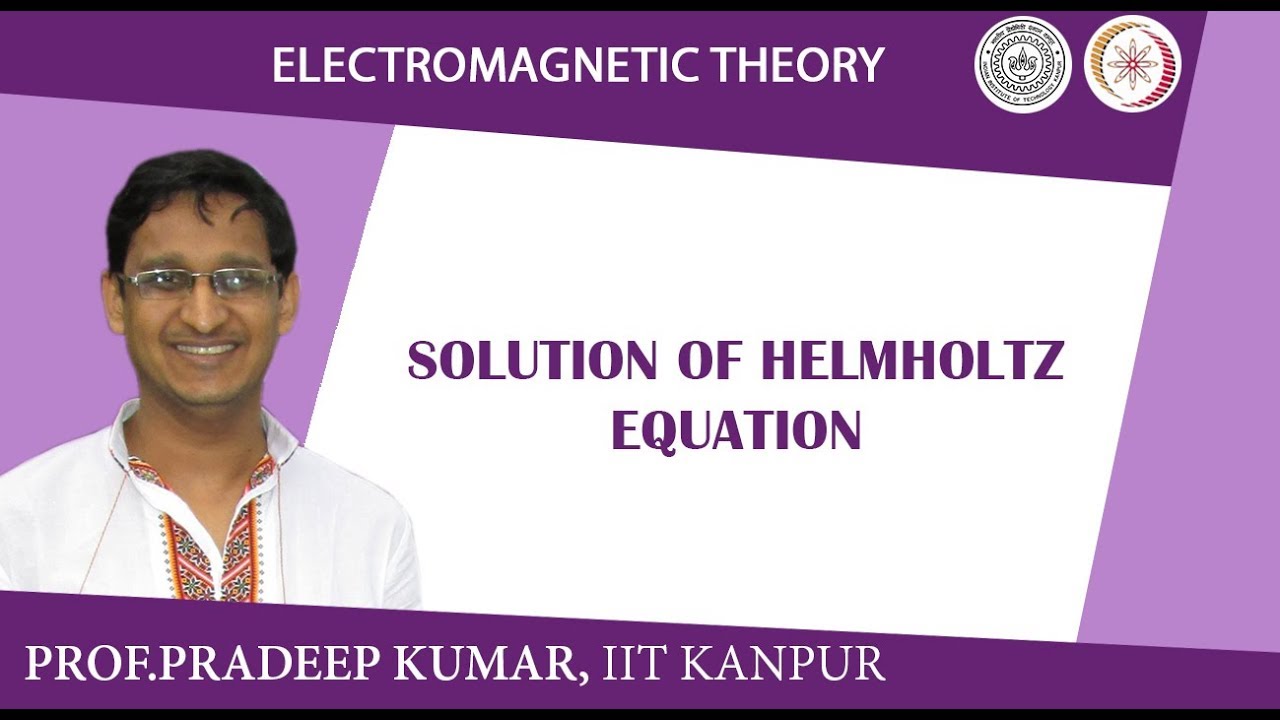 Solution of Helmholtz equation