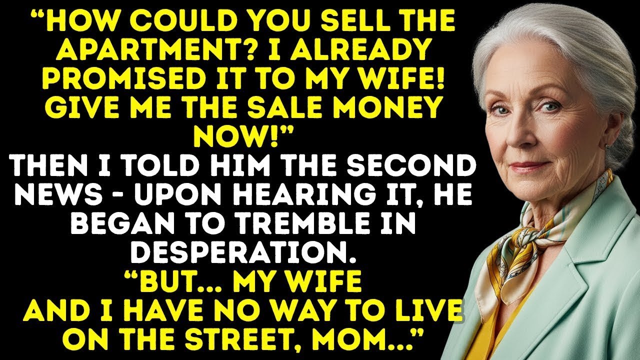 “I Promised That Apartment To My Wife!” My Son Shouted—He Forgot It Was Still Under My Name.