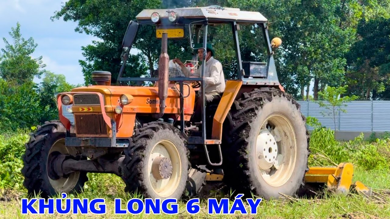 Khủng long someca 1000 xới đất ruộng dàn xới tiền giáng