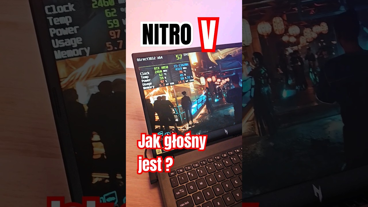 Jak głośny jest #acer #Nitro V