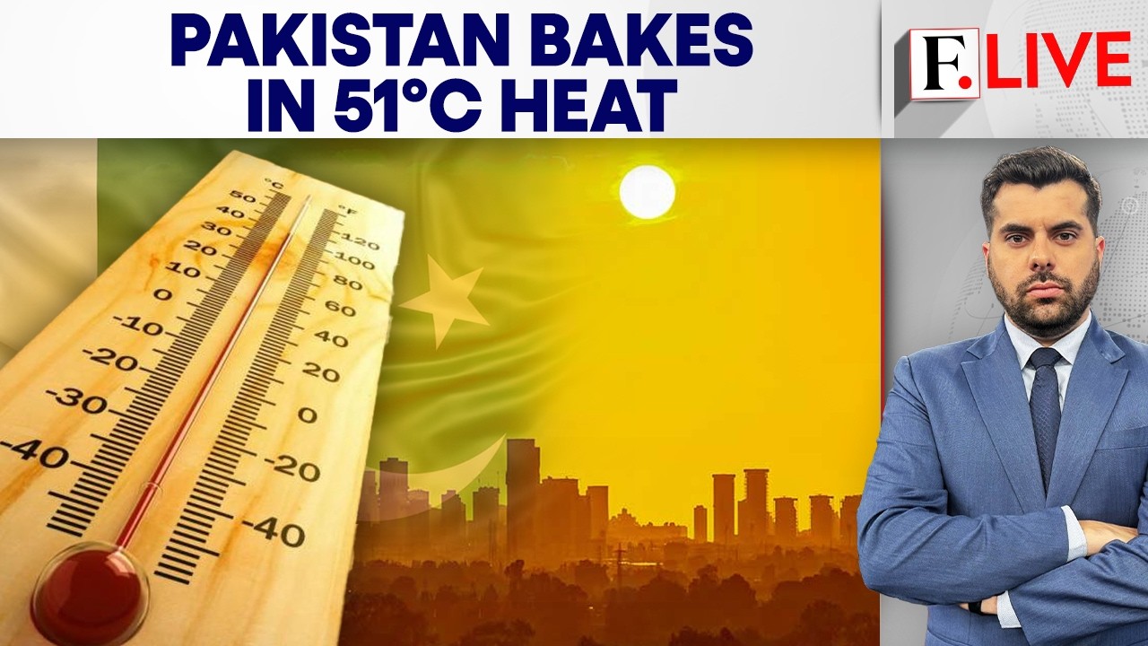 Пакистан: Жара в Синде подняла температуру выше 50 &deg;C | Firstpost Live | N18G