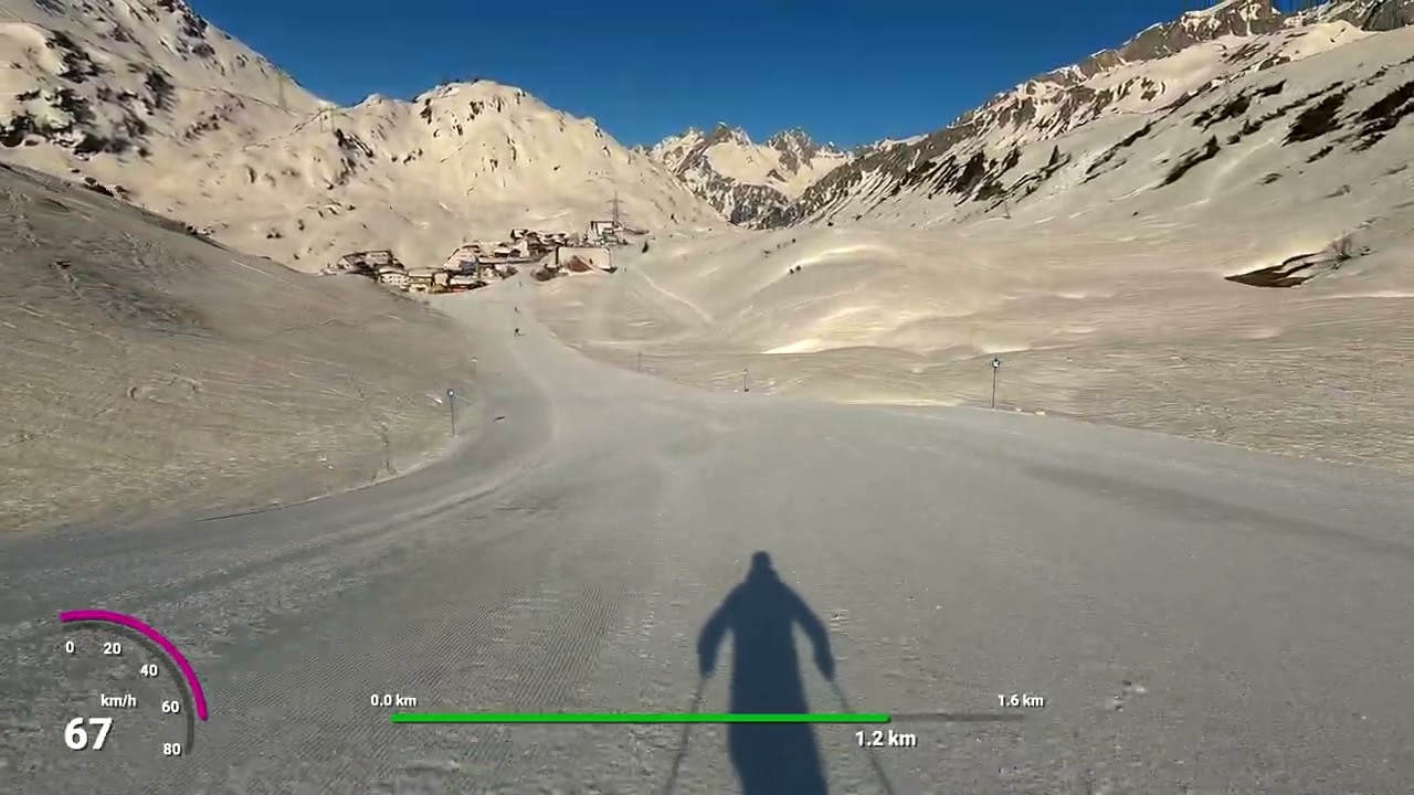 Videoclips vom Skigebiet - St Christoph und Alpe Rauz 23 03 2022