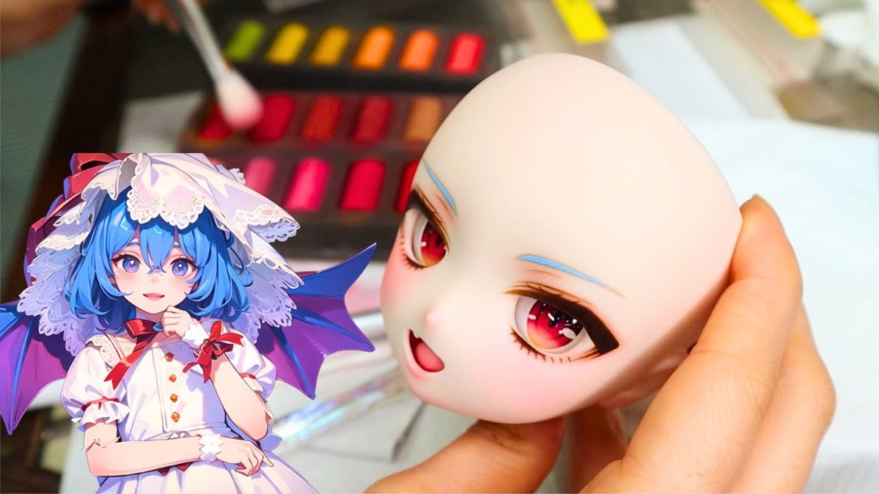 【Touhou project】 Remilia scarlet  DOLL MAKE  『東方project』レミリアちゃんのドール作ってみた！！