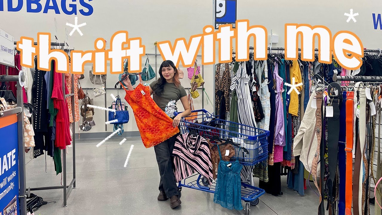 THRIFT WITH ME // thrift shopping in Vegas for y2k clothes!!!
